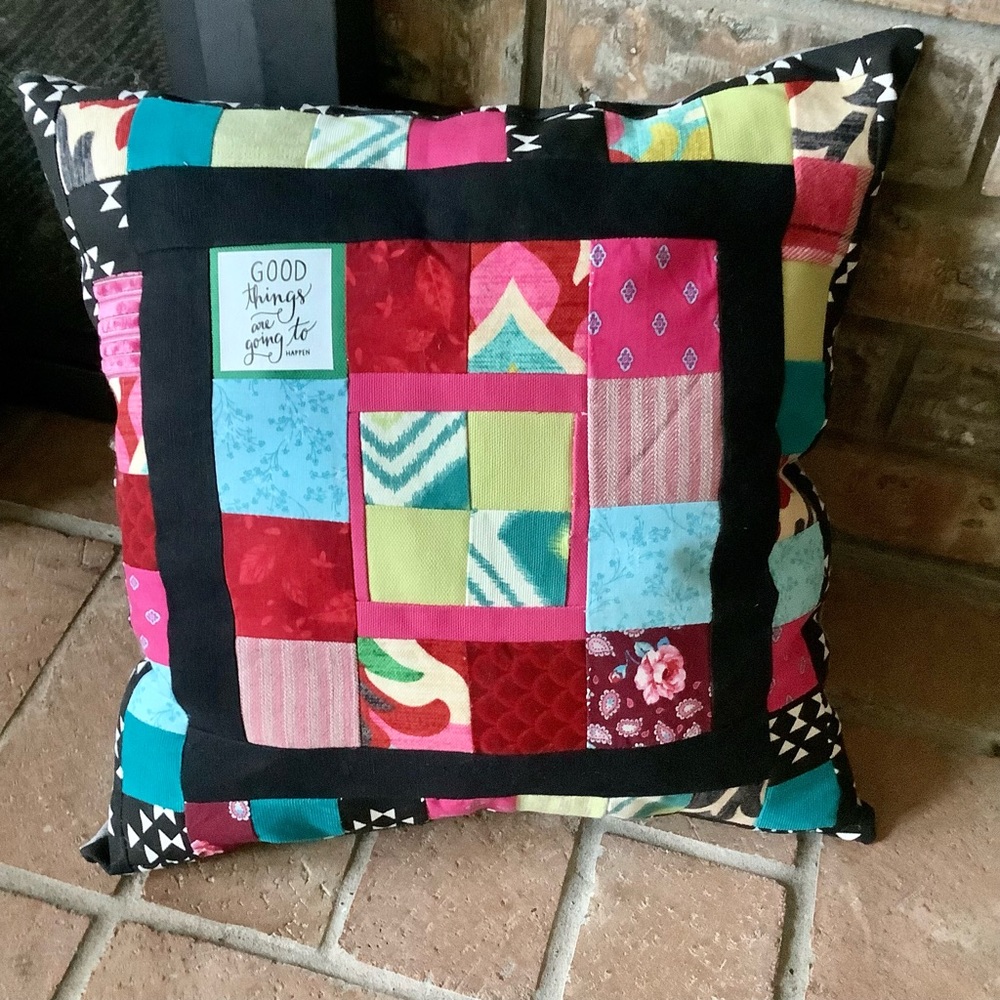 ‘Pillow Talk’ custom decorative pillow